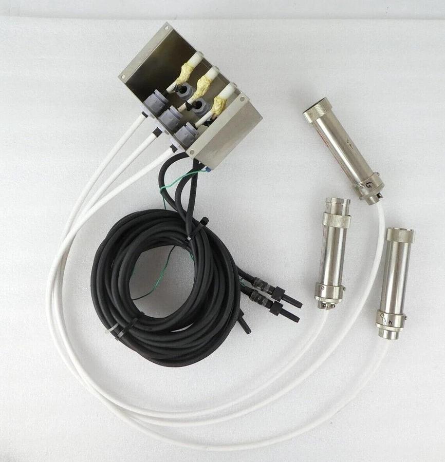 Used JEOL JSM-6400F Column Gun Assembly HV Cable and Amplifier Set of 3 Working Spare