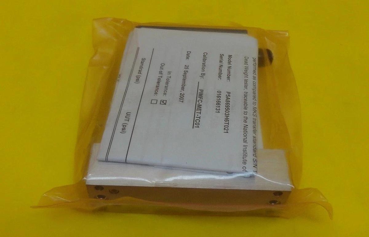 Used MKS P5A869503H6T021 Digital Mass Flow Controller MFC 5000 SCCM 20% O3/O2 New
