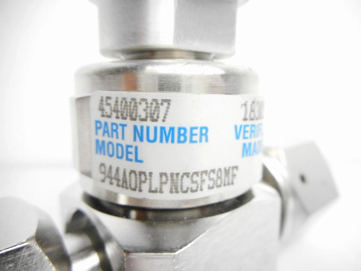 Used Parker 45400307 Diaphragm Valve 944AOPLPNCSFS8MF Reseller Lot of 8 Used Working