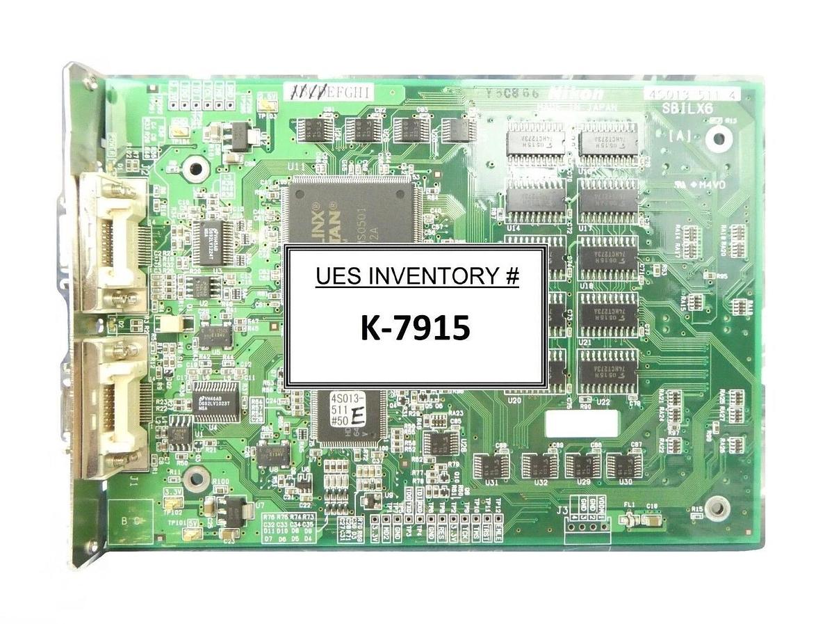 Used Nikon 4S013-511-4 Data I/O Driver Board SBILX6 NSR Series Working Surplus