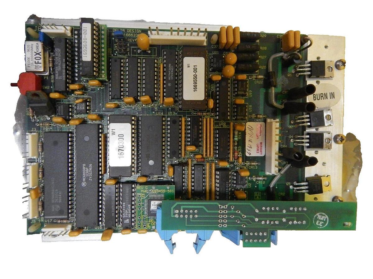 Used Delta Design 1666339 Dual DC Motor Control Board PCB Working Surplus