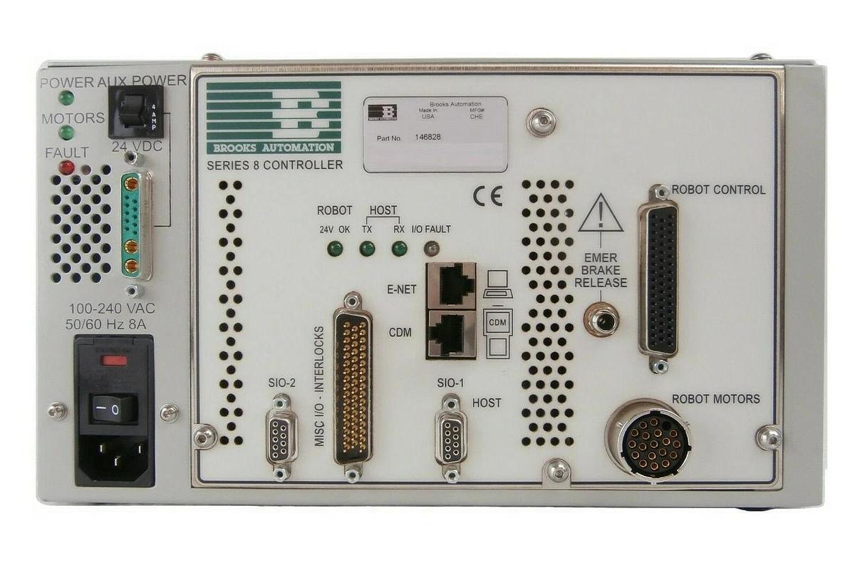 Used Brooks Automation 146828 Series 8 Robot Controller CHE Working Surplus