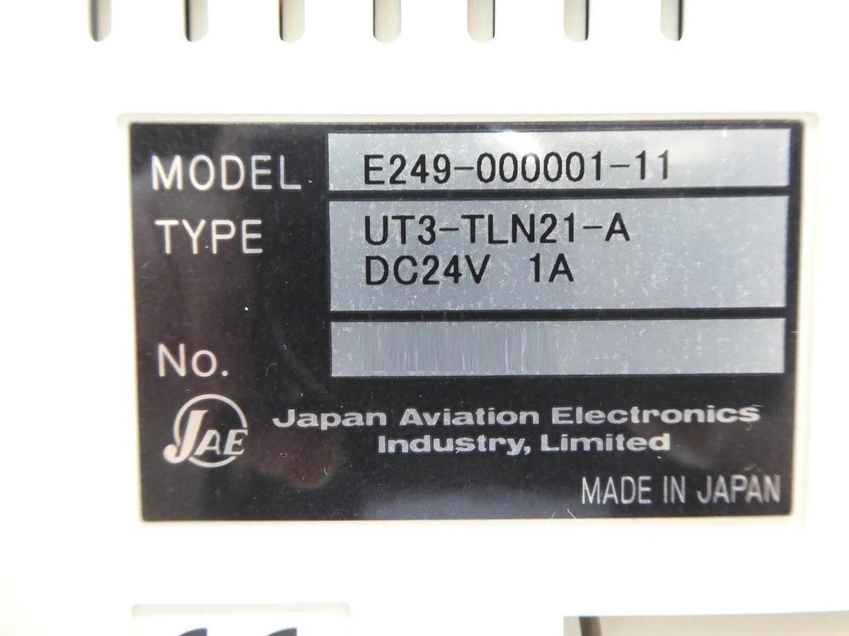 Used JAE Japan Aviation UT3-TLN21-A Handheld Display TEL E249-000001-11 Working