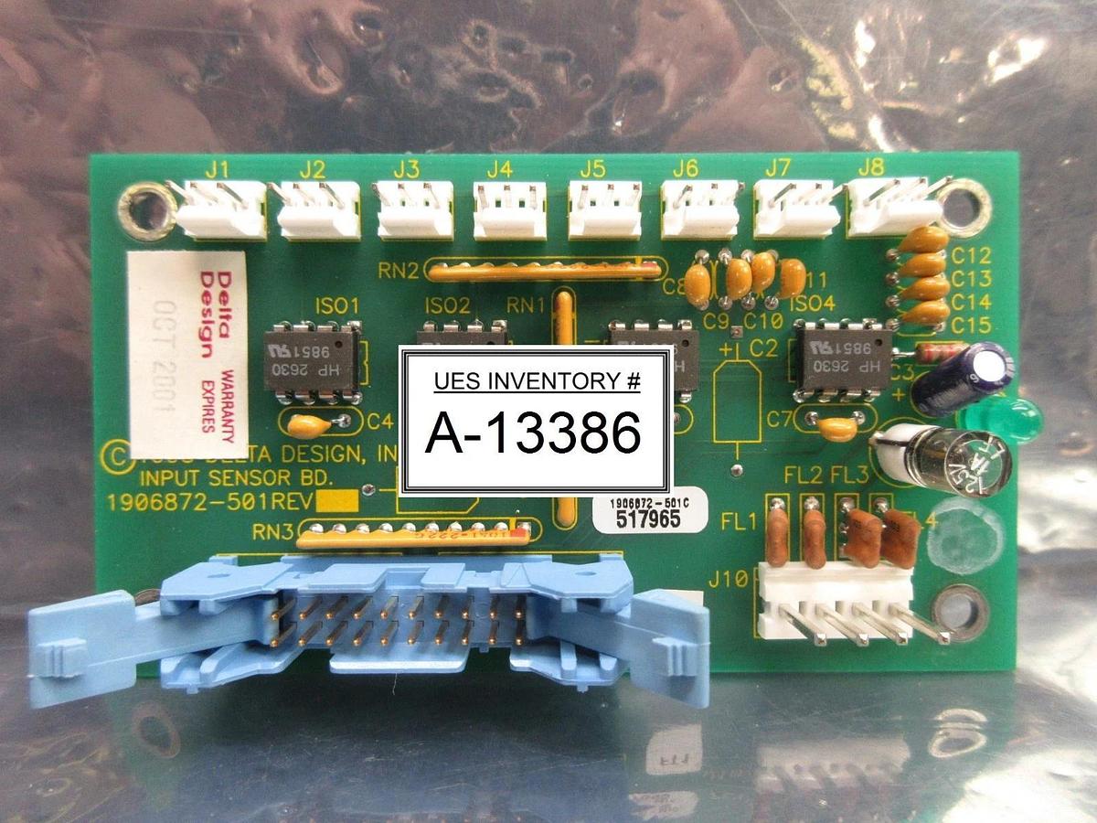 Used Delta Design 1906872-501 Input Sensor Board PCB Summit ATC Thermal Control Used