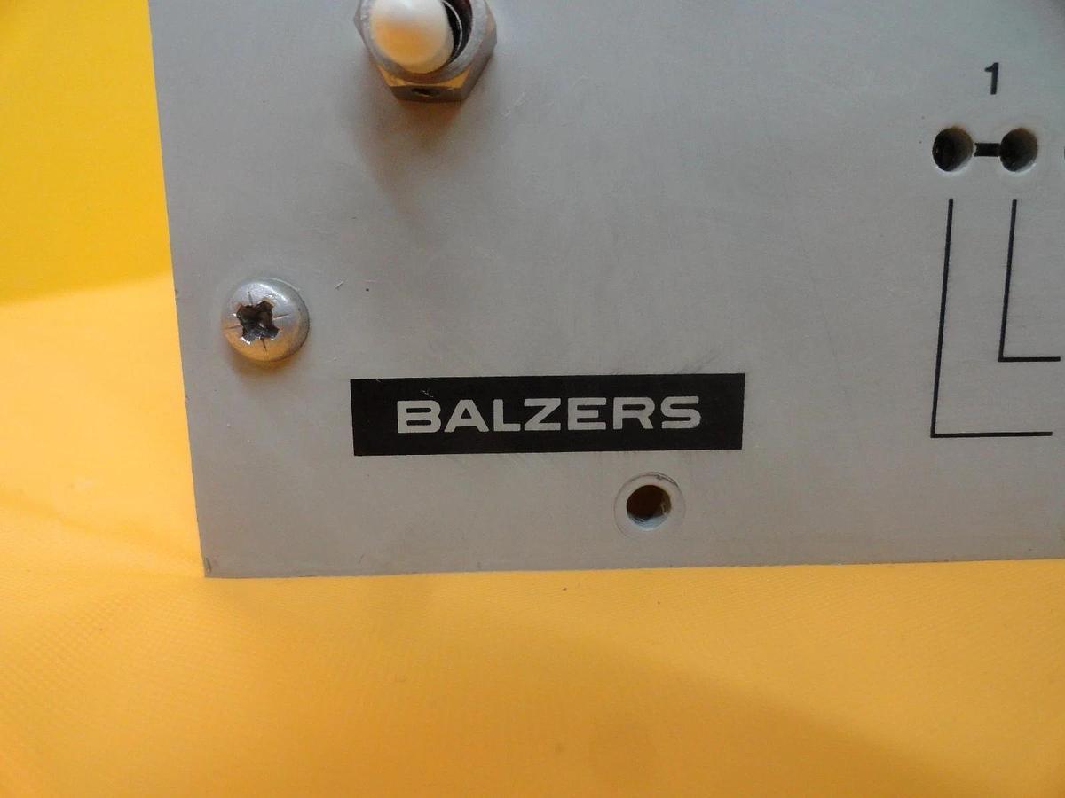 Used Balzers BG D17 000 Pirani Cold Cathode Vacuum Gauge Control PKG 100 Used