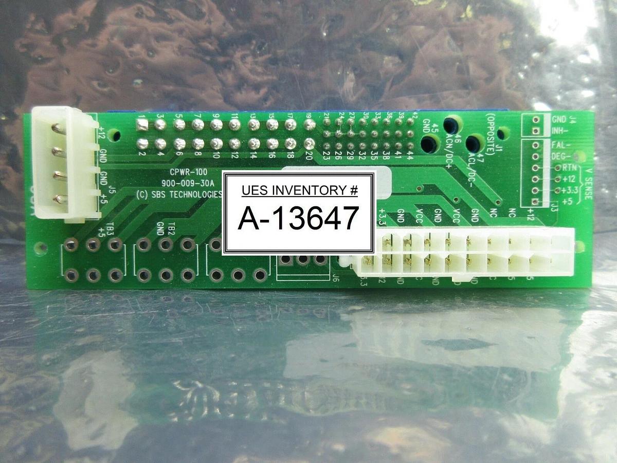 Used SBS Technologies 900-009-30A Interface Board PCB CPWR-100 AMAT 0790-07907 Used