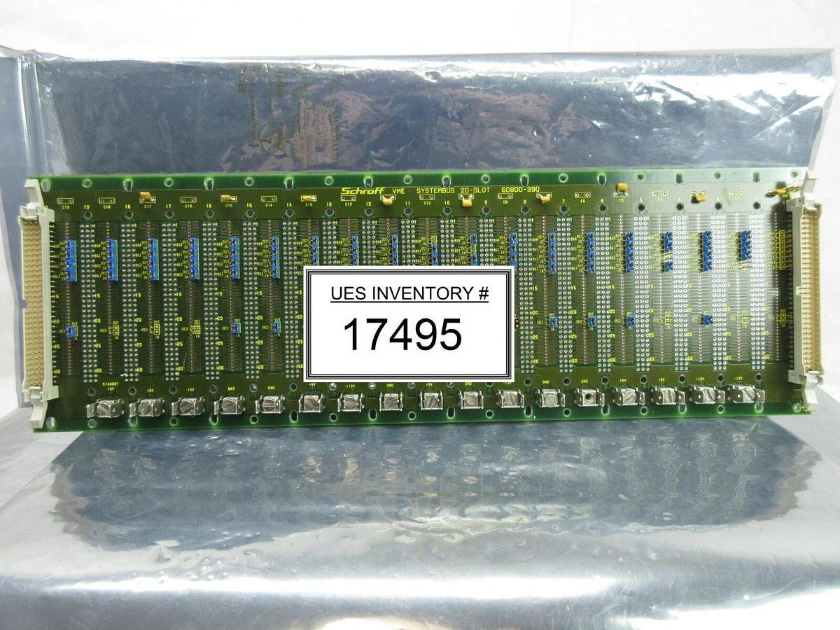 Used Schroff 60800-390 20-Slot Backplane Board PCB ASML PAS 5000/2500 Used Working