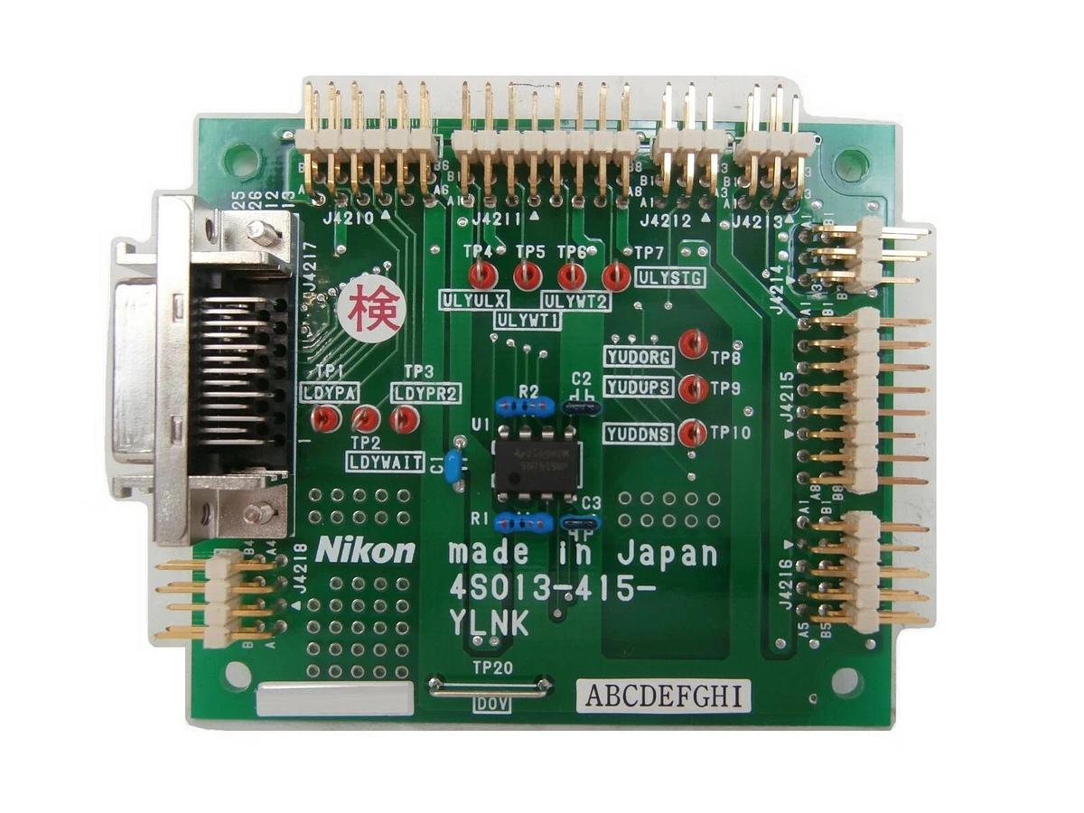 Used Nikon 4S013-415 Interface Connector Board PCB YLNK NSR-S306C Working Surplus