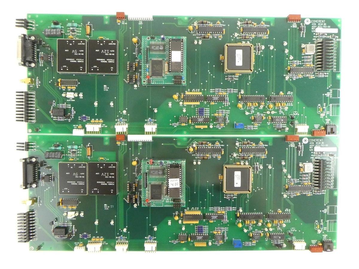 Used Coherent 0171-703-00 AVIA Head Board PCB Reseller Lot of 2 Working Surplus