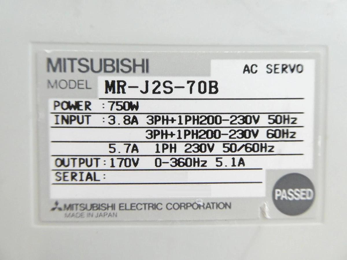 Used Mitsubishi MR-J2S-70A MR-J2S-350A MR-J2S-20B Servo Drive Lot of 22 Working