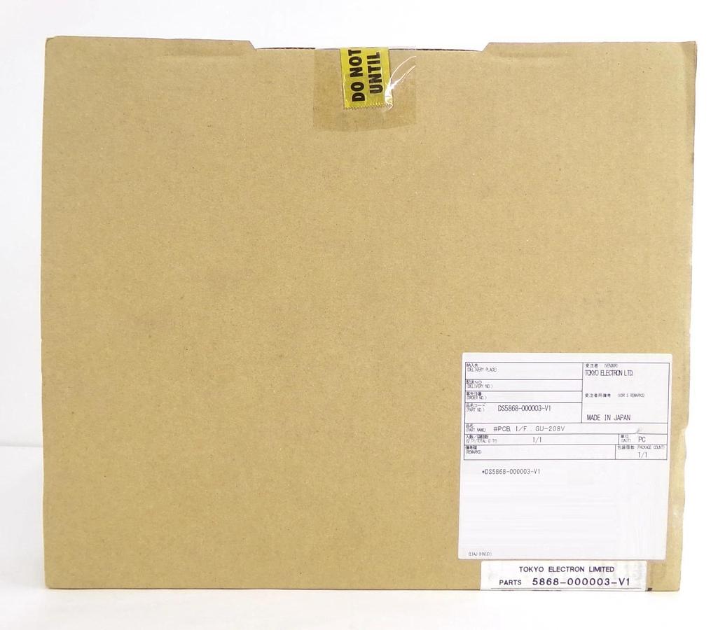 Hasetec GU-208V Power Supply PCB TEL Tokyo Electron 5868-000003-V1 New Surplus