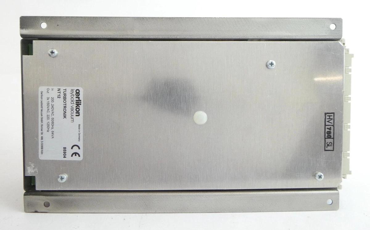 Used TURBOTRONIK NT12 Leybold 85904 Electronic Frequency Converter Turbo Working