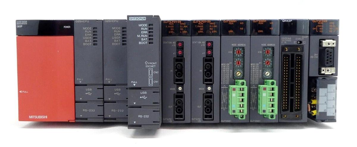 Used Mitsubishi MELSEC-Q PLC Control Assembly Q25HCPU Q173CPUN Q63P QJ71 QH42P Q38B