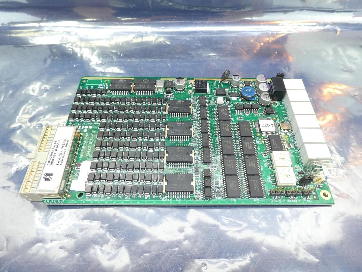 Used MKS Instruments AS01491-AB-1 PCB Card CDN491R AMAT 0190-27072 Missing Face Plate