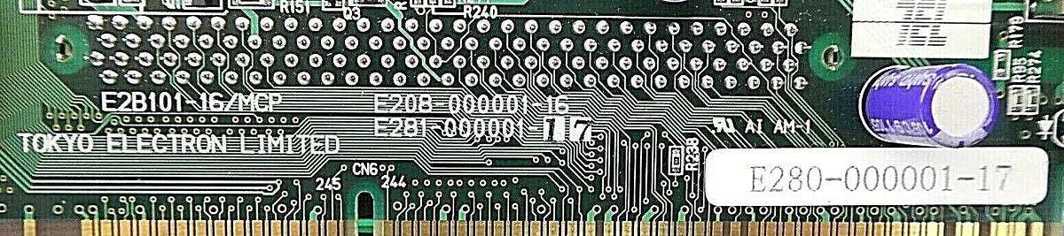 Used TEL Tokyo Electron E280-000001-17 ECC2 SBC CPU PCB E2B101-16/MCP Working Surplus