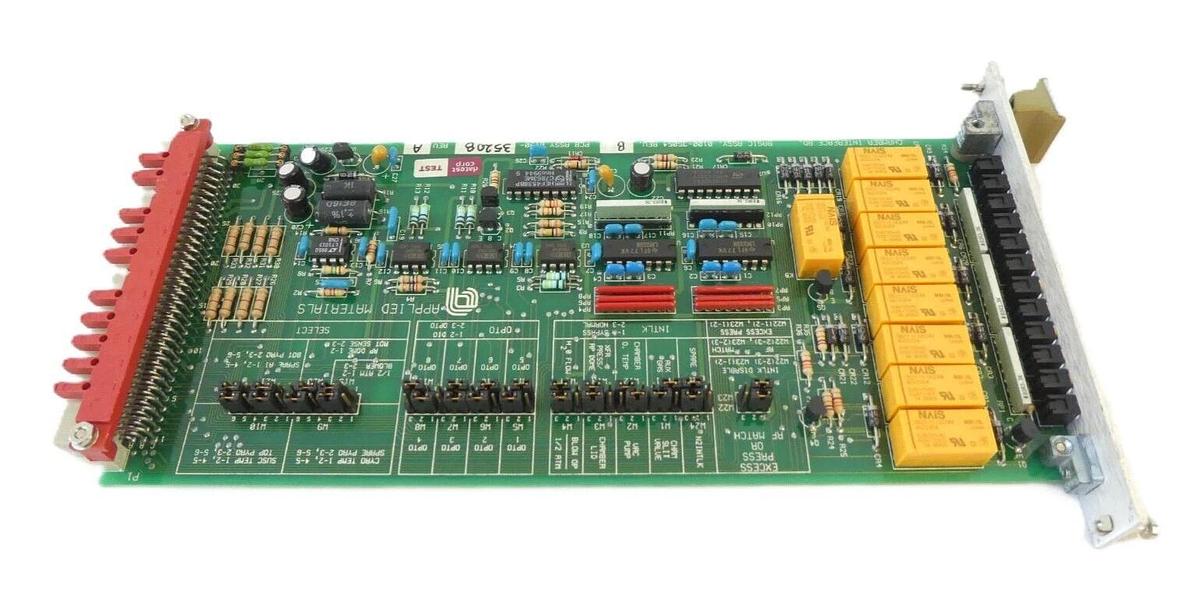 Used AMAT Applied Materials 0190-35208 Chamber Interface PCB Card 0100-35054 Working
