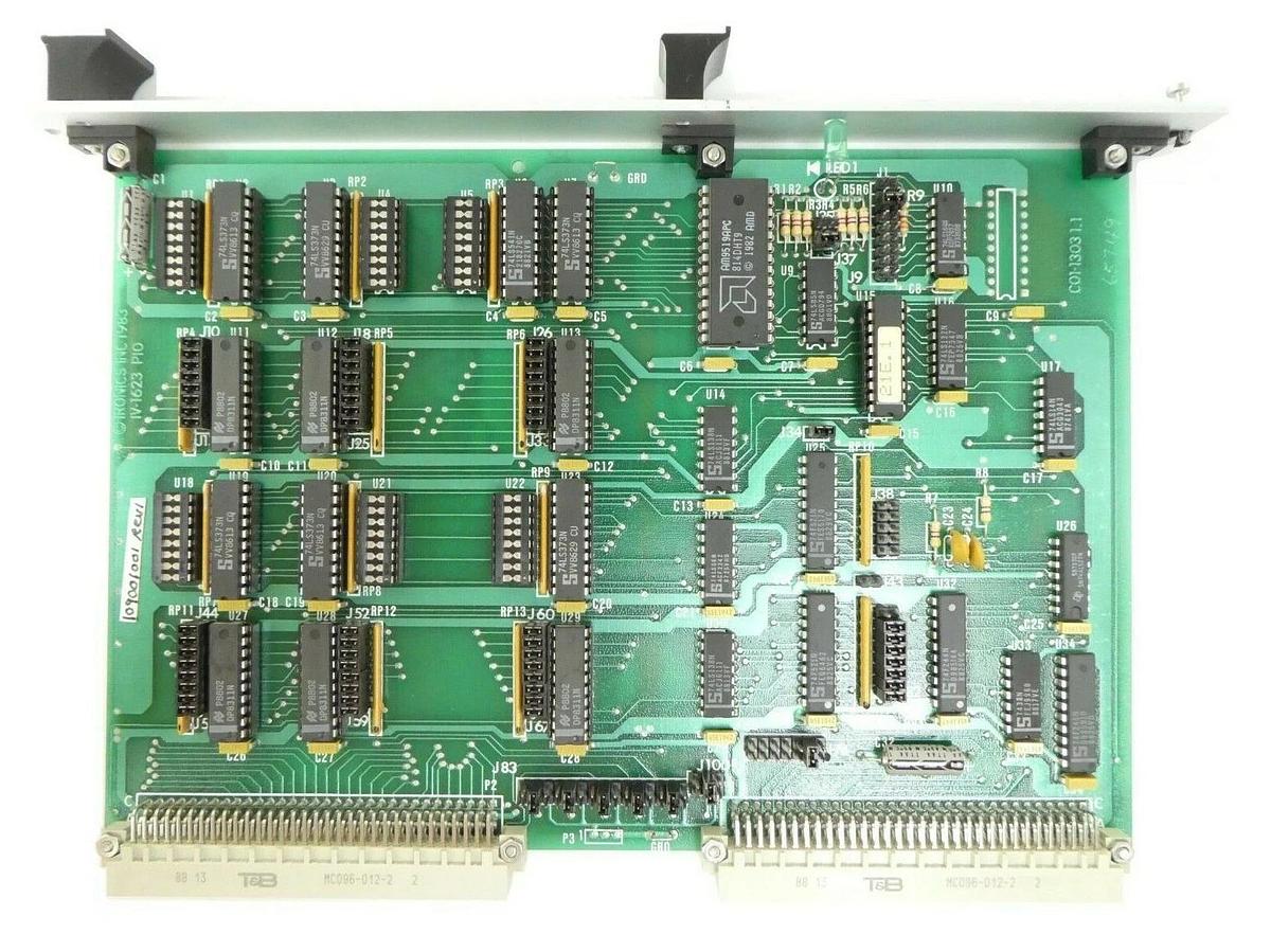 Used Ironics IV-1623 Parallel I/O VMEBus PCB Card Varian 109001001 Working Surplus