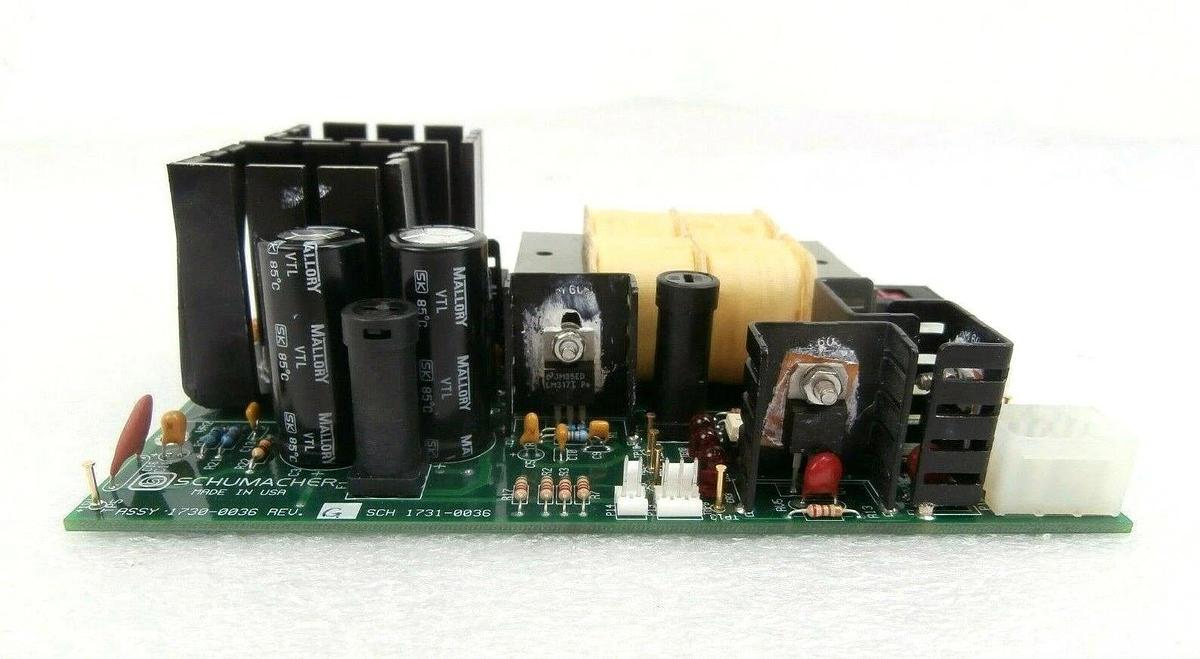 Used Schumacher 1730-0036 Power Supply Board PCB 1731-0036 Working Spare