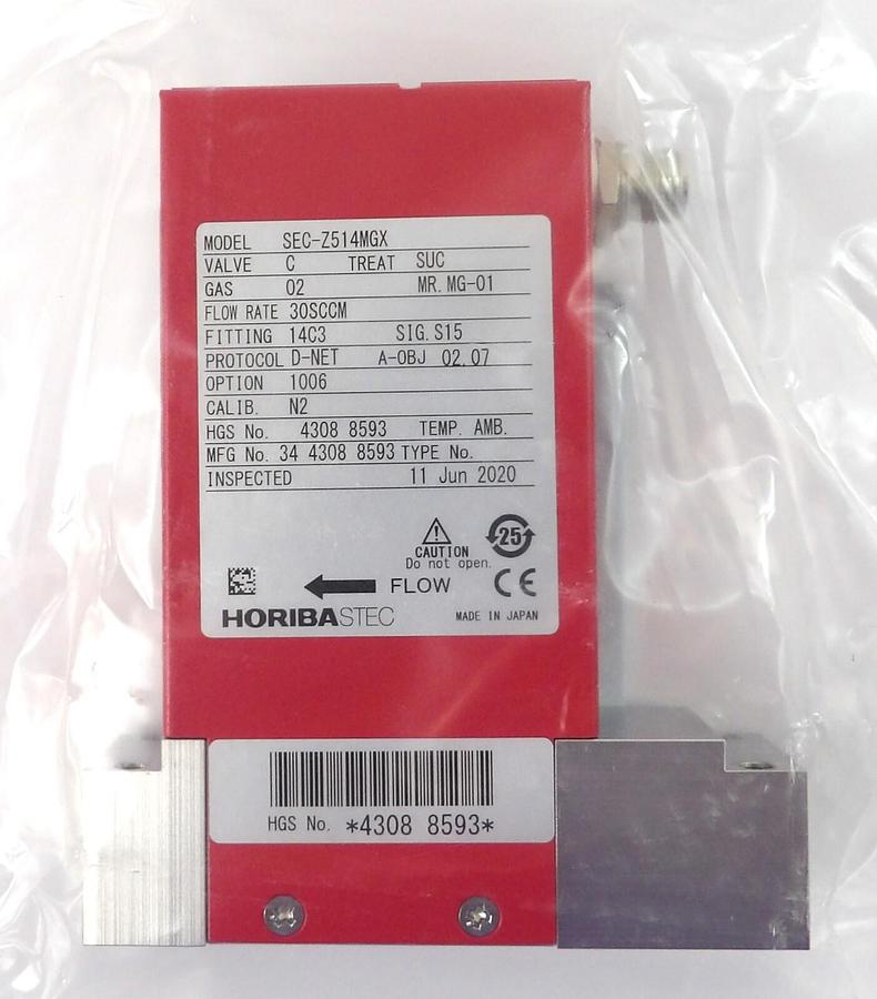 Used Horiba STEC SEC-Z514MGX Mass Flow Controller MFC Z500 30 SCCM O2 New Surplus