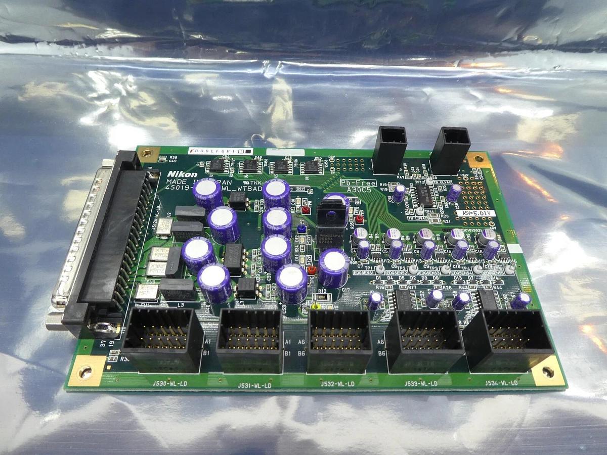 Used Nikon 4S019-845 Interface PCB WL_WTBAD NSR Series System Working Surplus