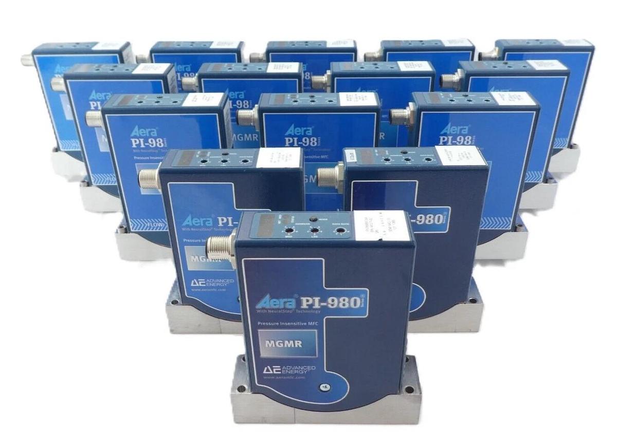 Used Aera PI-98 PI-980 Mass Flow Controller MFC Reseller Lot of 15 Working