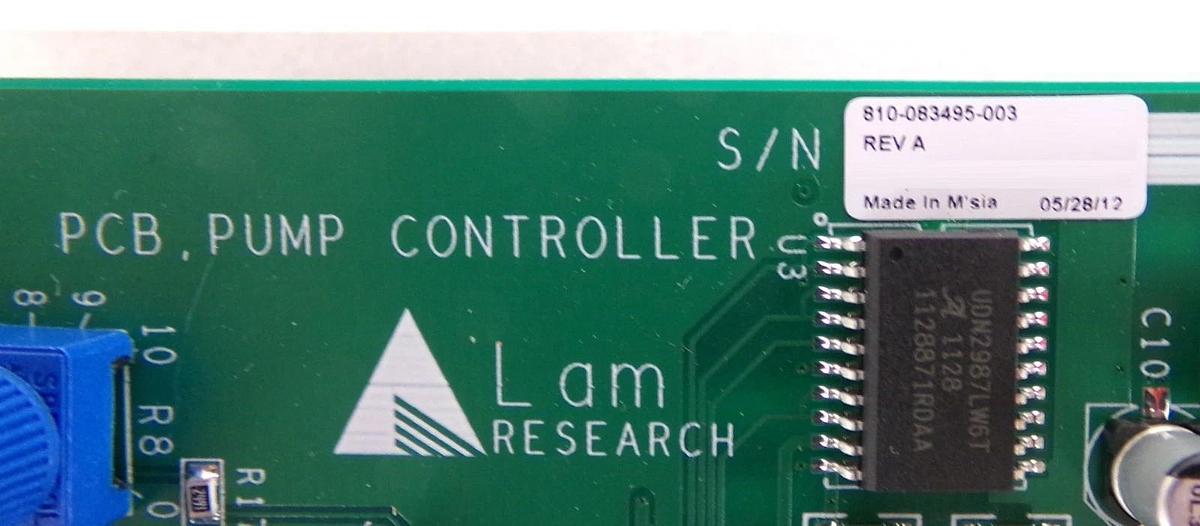 Used Lam Research 810-083495-003 Pump Controller PCB Assembly 853-088066-003 Working