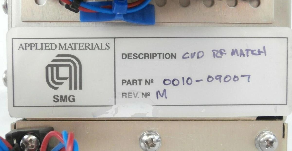Used AMAT Applied Materials 0010-09007 RF Match 0020-09357 P5000 Mark II Working