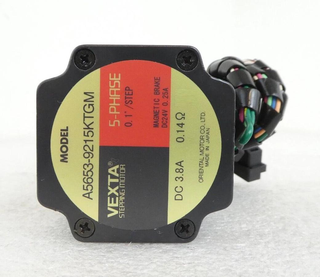 Used Oriental Motor A5653-9215KTGM 5-Phase Stepping Motor VEXTA Lot of 3 Working