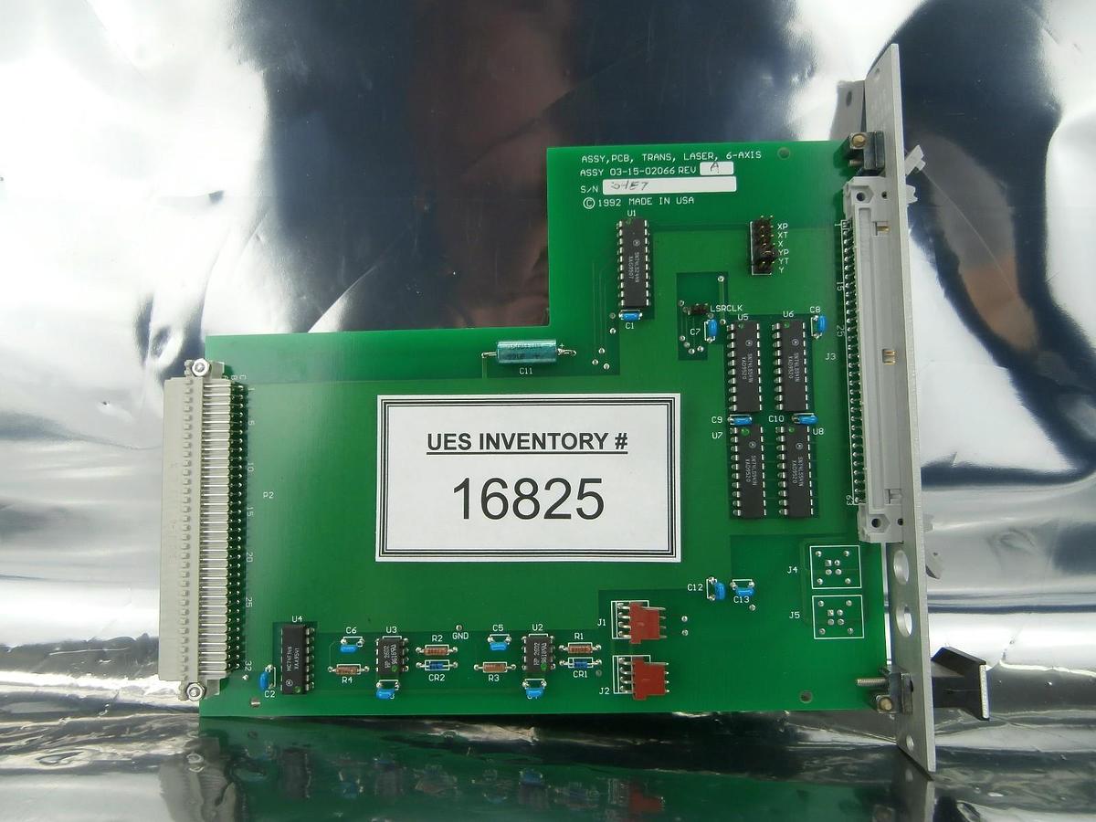 Used Ultratech Stepper 03-15-02066 6-Axis Laser Transition YT-Axis PCB Card 4700 Used