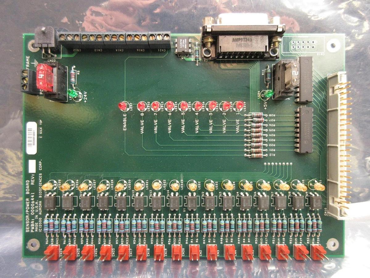 Used Aurora Biosciences 00006441 Sensor/Power Board PCB Used Working