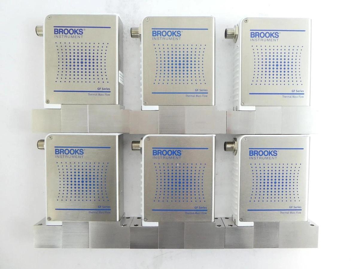 Used Brooks Instrument GF125C Mass Flow Controller MFC Reseller Lot of 16 Working