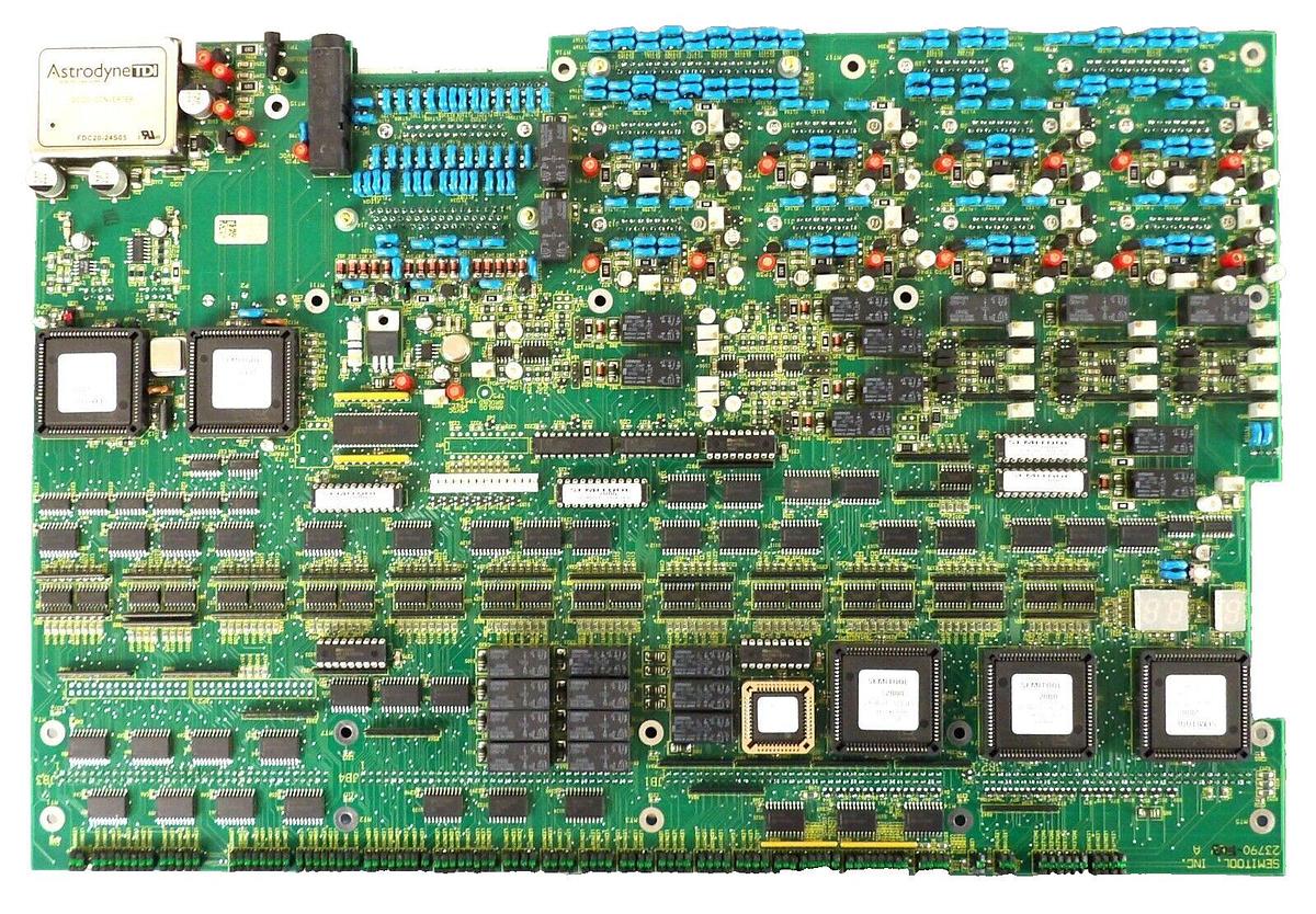 Used Semitool 23790-503 Chemical Delivery I/O Block PCB Board 23790 Working Surplus