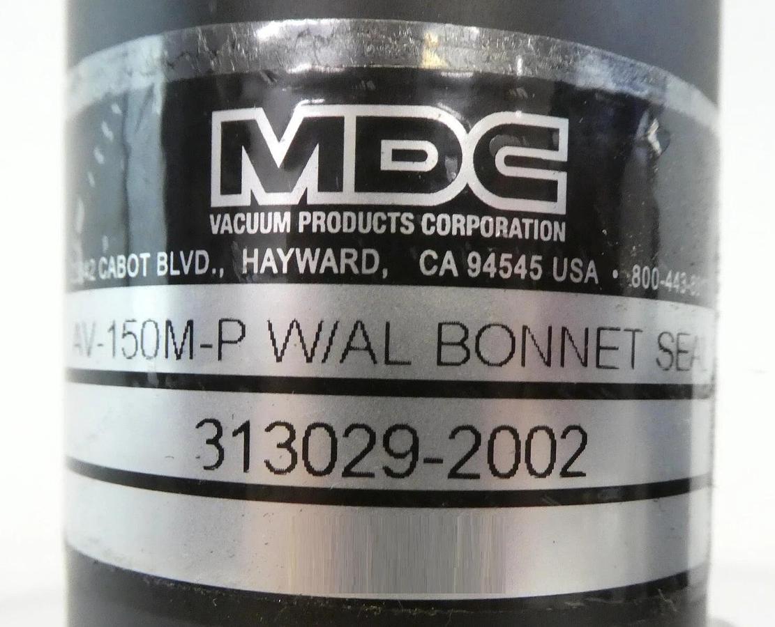 Used MDC Vacuum Products 313029-2002 Angle Valve AV-150M-P Lot of 2 Working