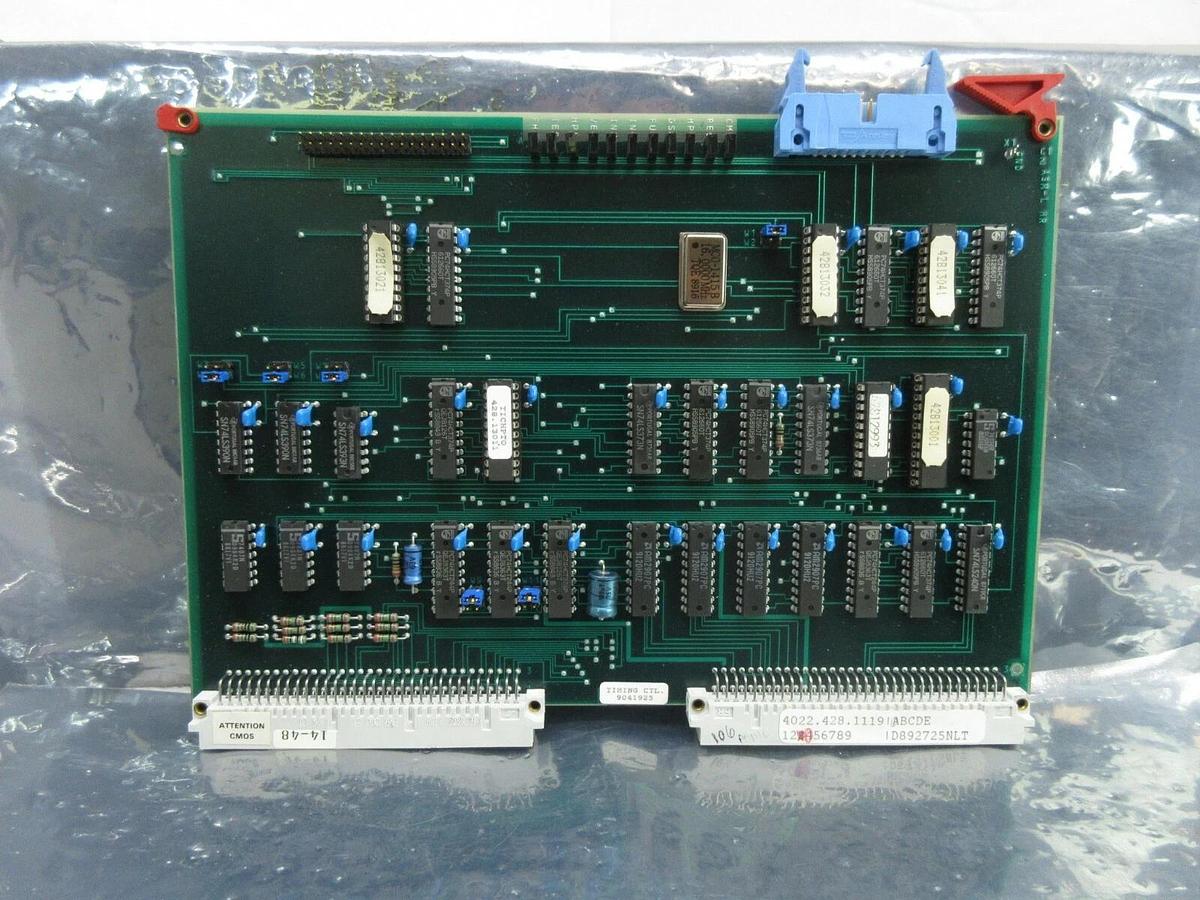 Used ASML 4022.428.11190 Timing Control PCB Card PAS 5000/2500 Wafer Stepper Used