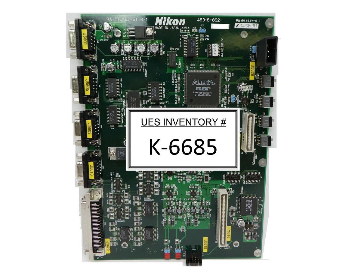 Used Nikon 4S018-892 Relay Interface Board PCB RA-TYUKEI-ETTR-1 NSR-S205C Spare