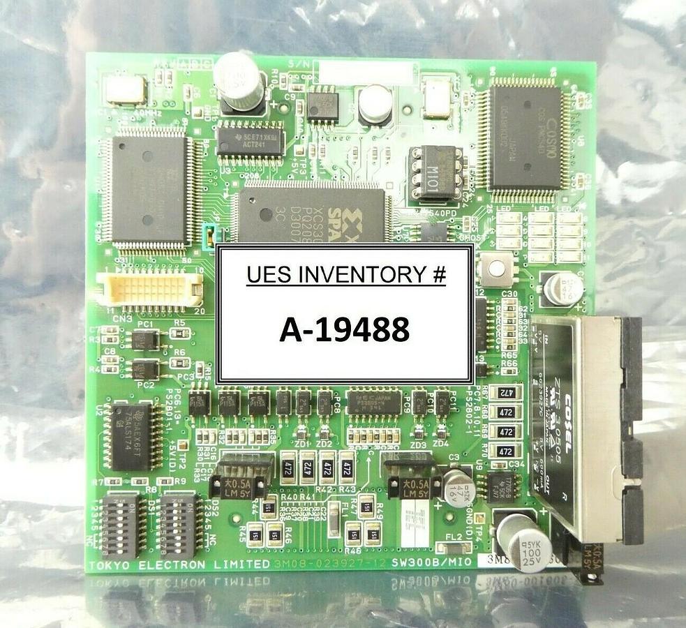 Used TEL Tokyo Electron 3M80-001605-11 Input/Output PCB SW300B/MIO Trias CVD Working