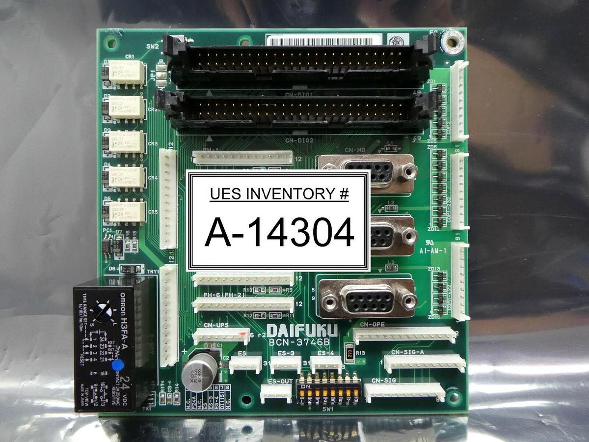 Used Daifuku BCN-3746B Connector Board PCB Omron H3FA-A Solid-State Timer Working