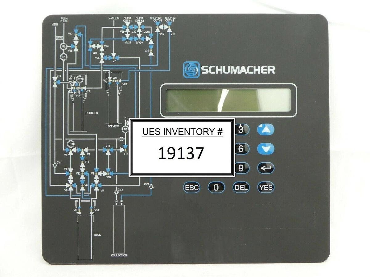 Used Schumacher 1495-3175-A ChemGuard Operator Interface Panel 1730 PCB 1731-3013