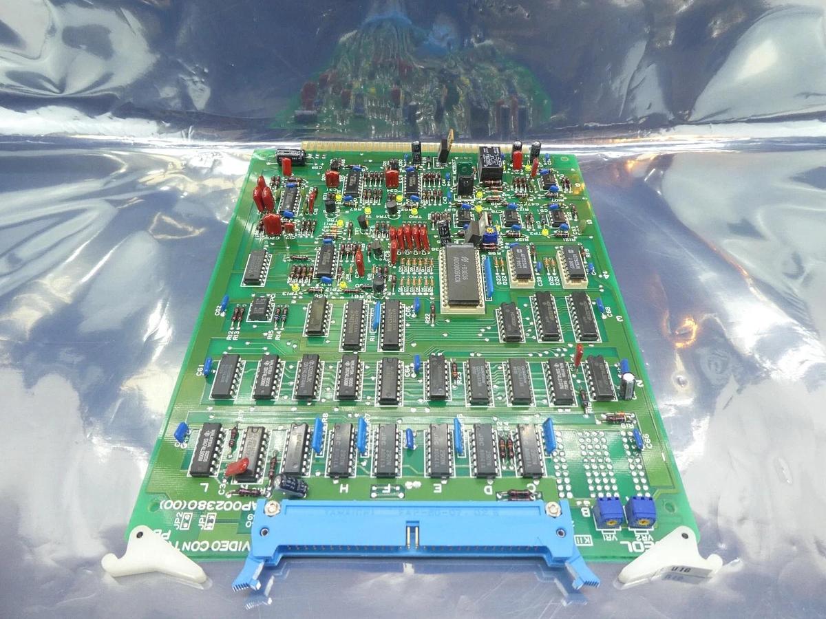 Used JEOL AP002380(00) Video Control PCB Card VIDEO CONT(3)PB JSM-6300F SEM Working