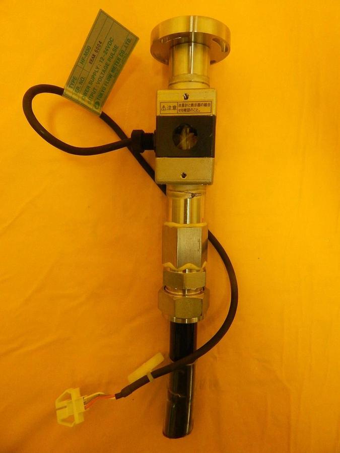 Used Tokyo Flow Meter HF-M30 Helical Inline Flow Meter 2~20L/min Used Working