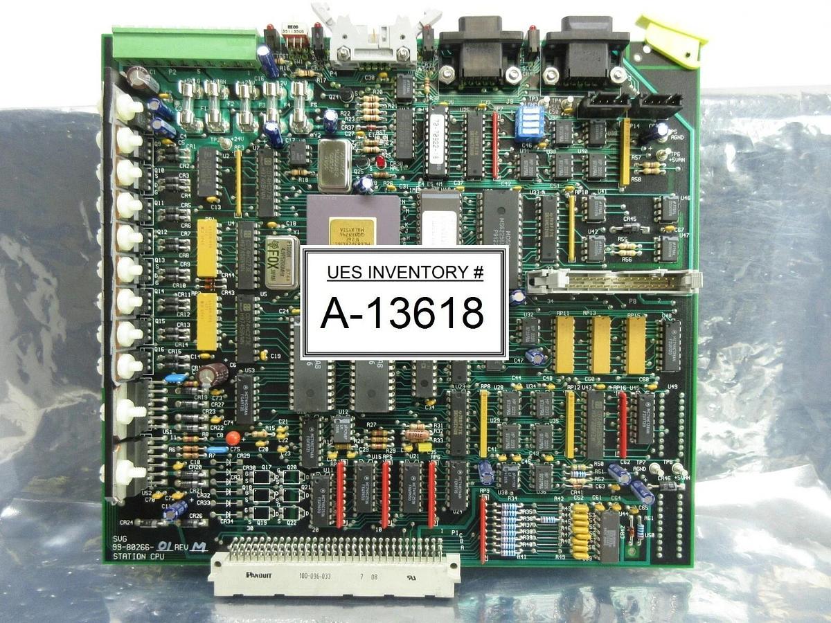 Used SVG Silicon Valley Group 99-80266-01 Coater Station CPU PCB Card Rev. M 90S Used
