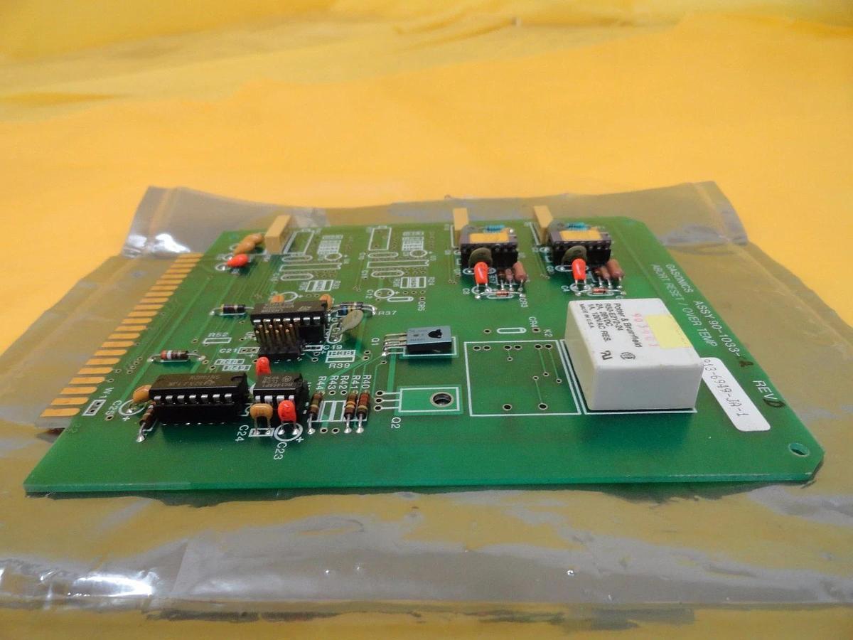 Used GaSonics 90-1033-02 Abort Reset Over Temp PCB Card Novellus Working Surplus