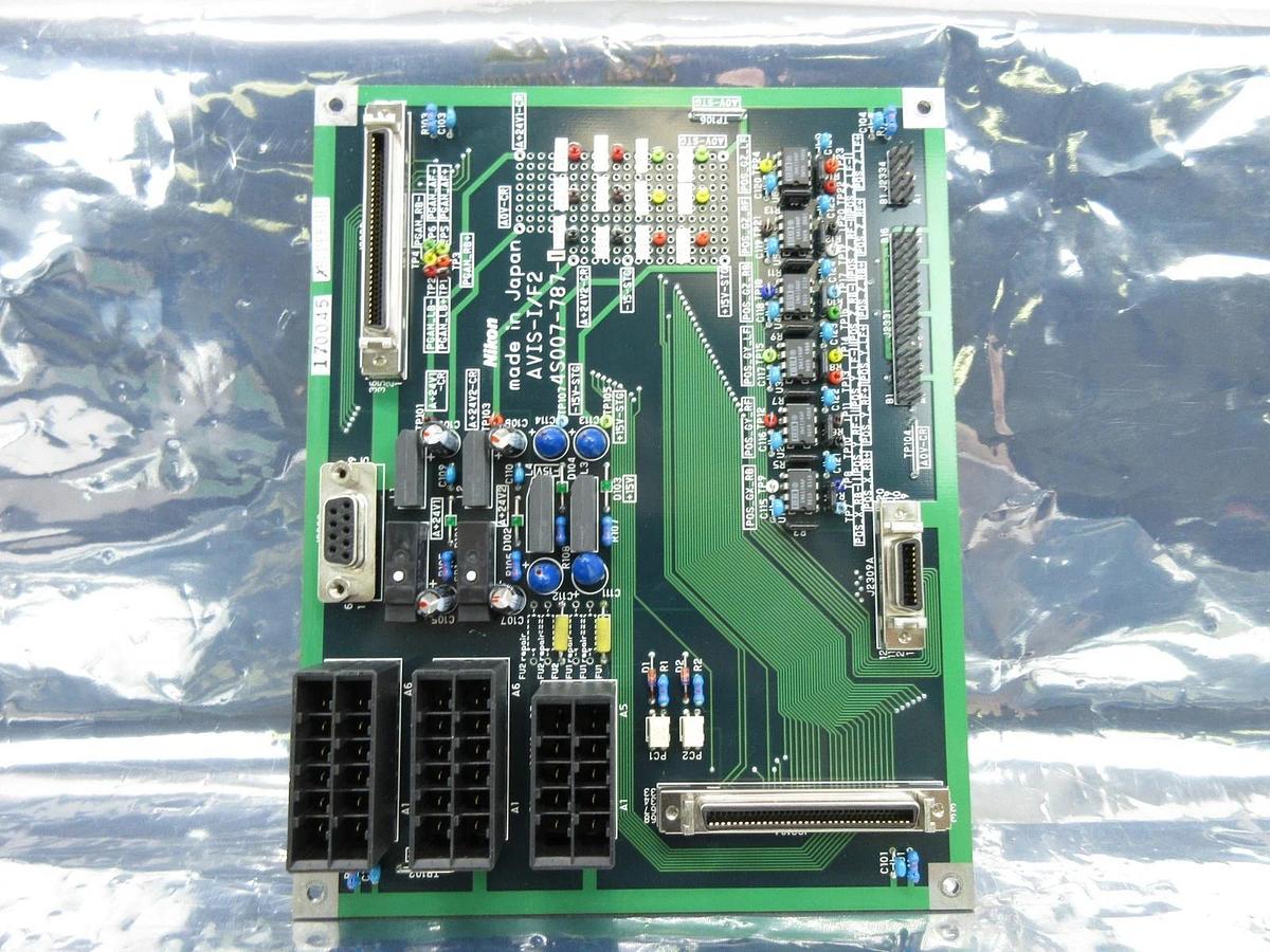 Used Nikon Precision 4S007-787-1 Interface Board PCB AVIS-I/F2 NSR-S202A Working