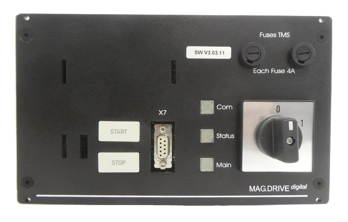 Used Oerlikon Leybold Vacuum 400035V0011 Turbo Pump Controller MAG.DRIVE Untested