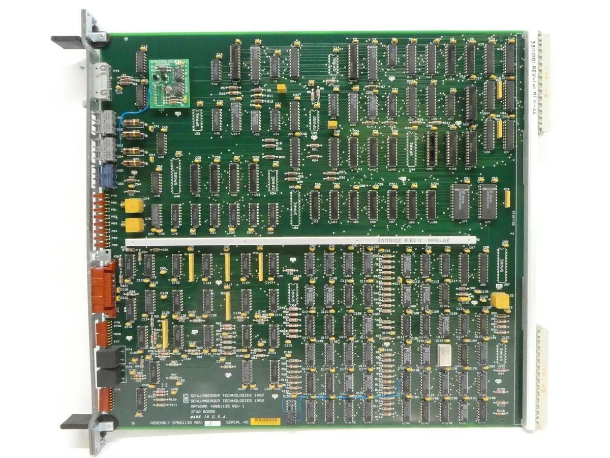 Used Schlumberger 97861135 IFA2 Board PCB Card 40861135 IDS-1000 Working Surplus