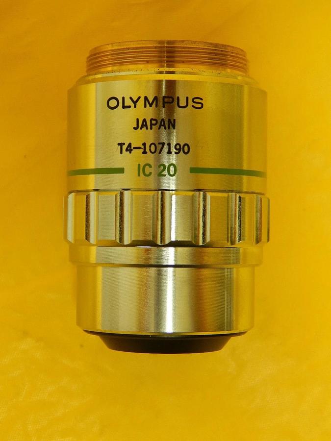 Used Olympus NeoSPlan 20 NIC 0.40 ∞/0 f=180 Microscope Objective IC 20 KLA-Tencor