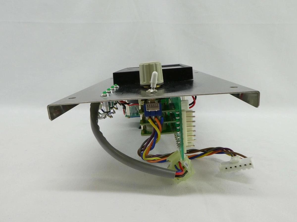 Used JEOL Stage Vacuum Control Panel BP102002-00 BCD-PIN/SW PB JWS-7555S SEM Working