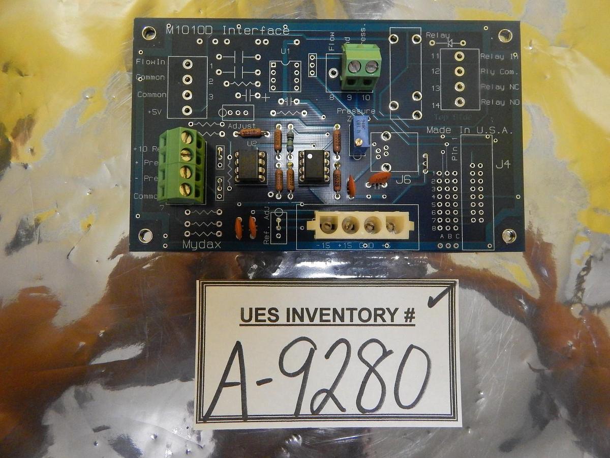 Used Mydax M1010D Flowmeter Interface Board PCB Chiller 1M9W-T Used Working