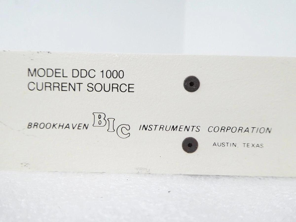 Used Brookhaven Instruments DDC 1000 Current Source Remote Panel Varian VSEA Working