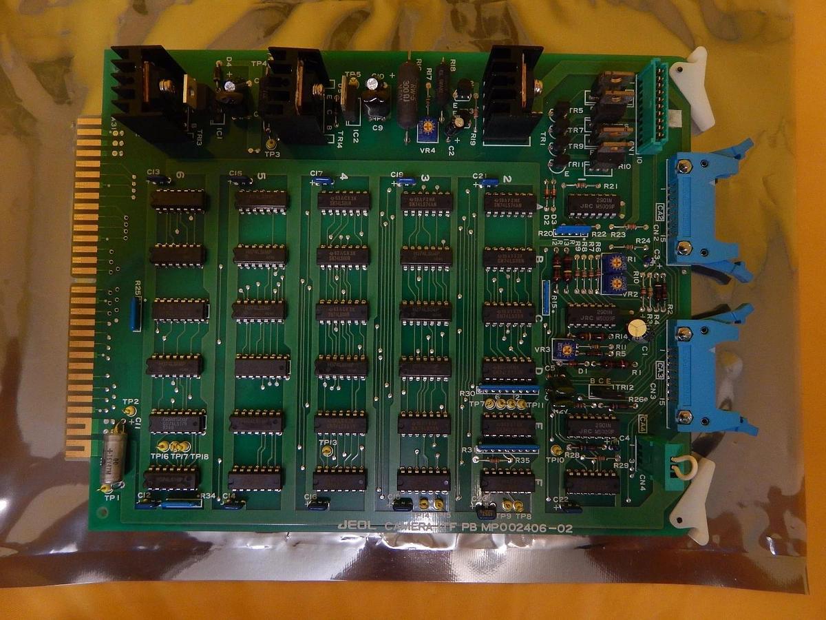 Used JEOL MP002406-02 CAMERA ITF PB Interface Board PCB Card JEM-2010F Working